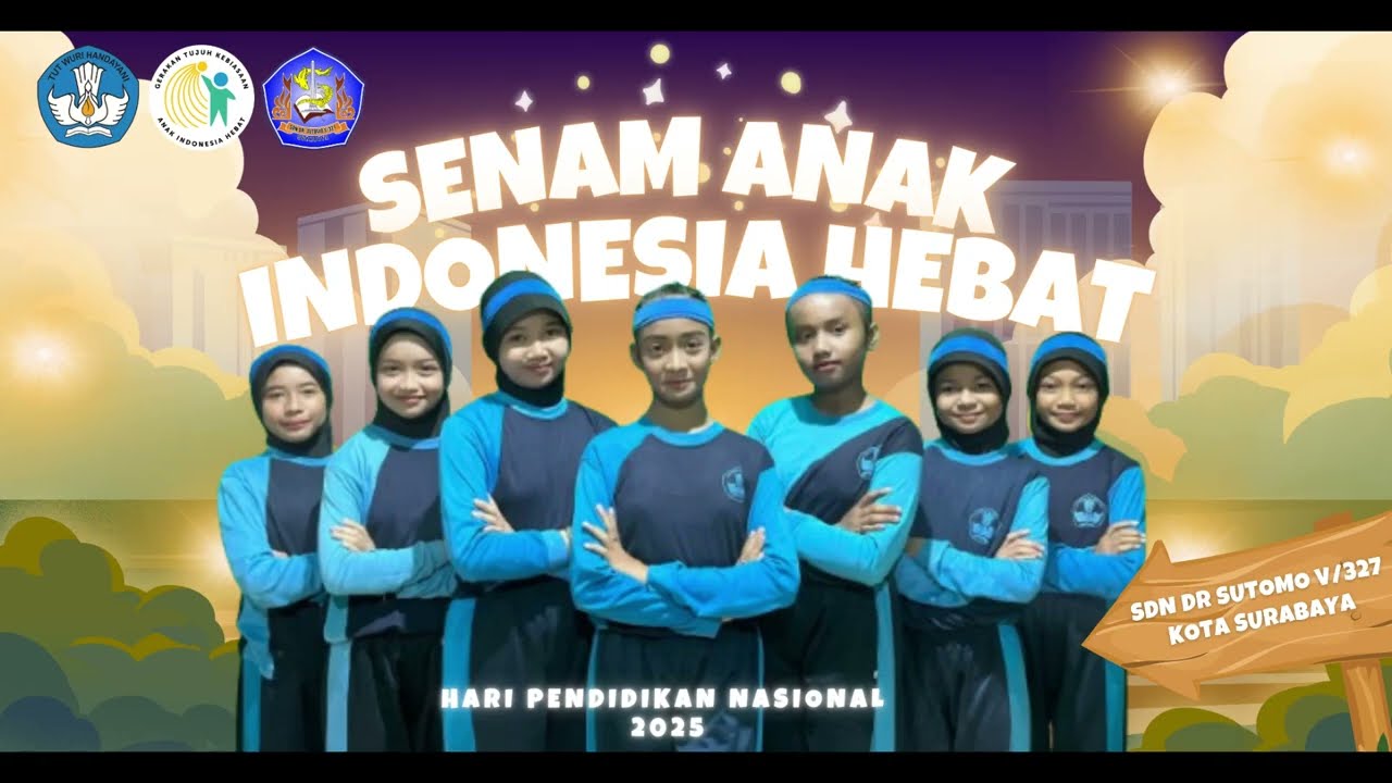 Lomba Senam Anak Indonesia Hebat_SDN Dr SUTOMO V/327 SURABAYA_JAWA TIMUR