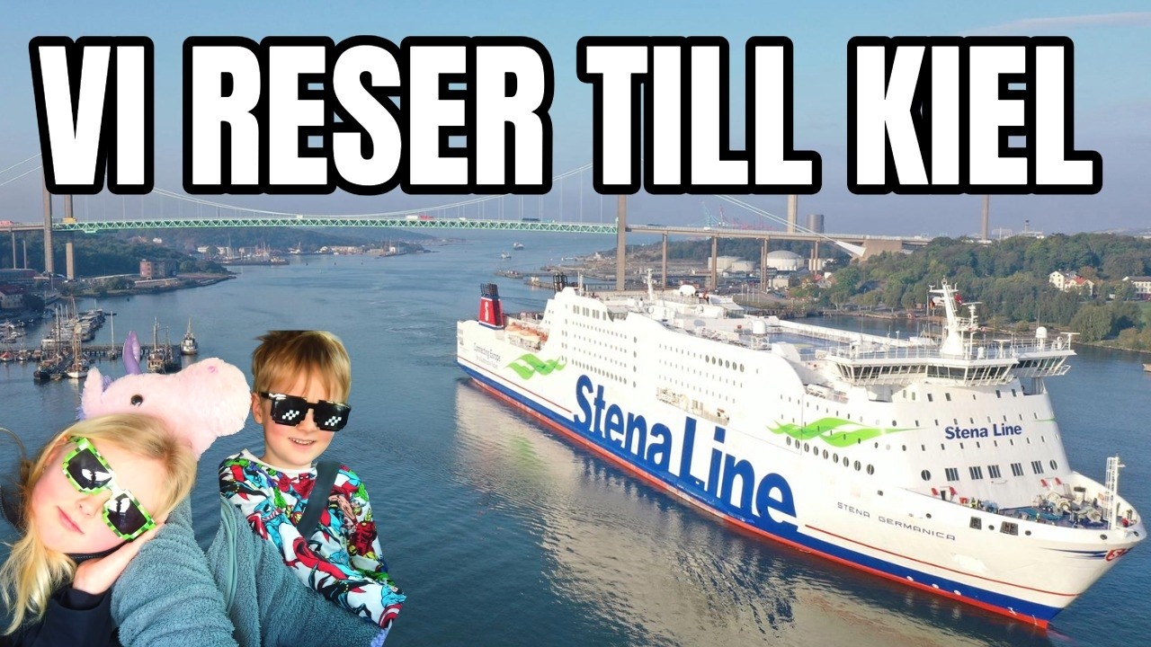 Vi reser till Kiel med Stena Germanica från Göteborg. Vi testar en 36 timmars kryssning!