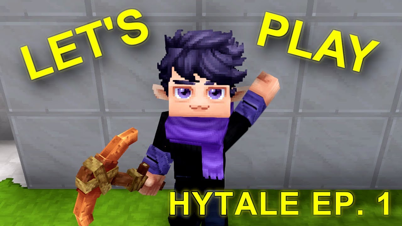 Building a Cozy Starter Base - Hytale Lets Play Episode 1