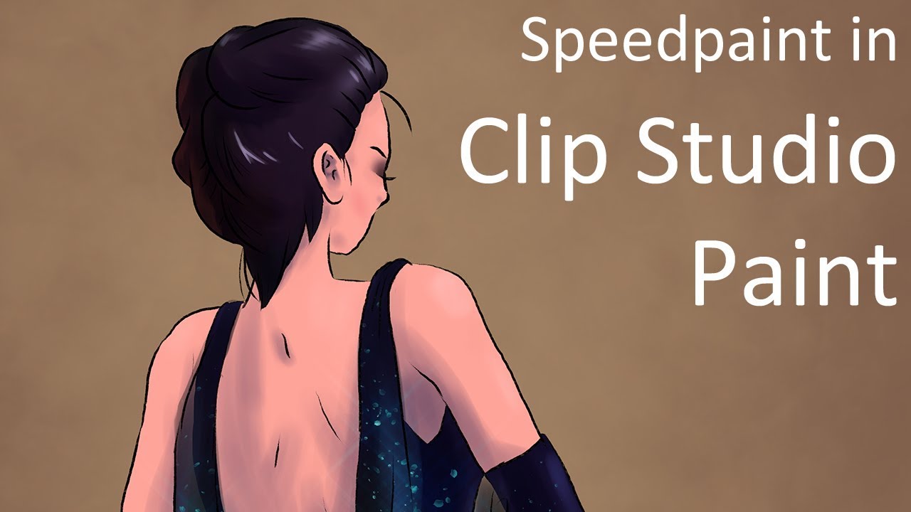 Speedpaint in Clip Studio Paint - Betta Dresses (Nightshade)