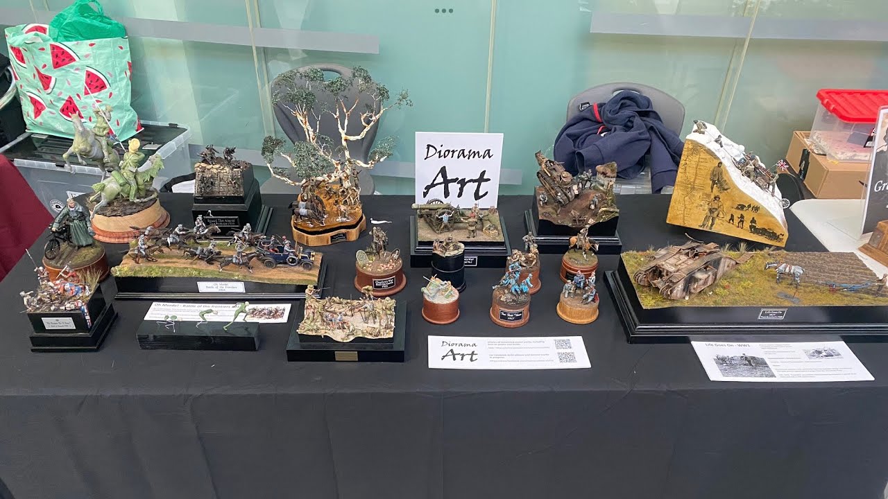 Bugle Call model show 2023 - Diorama Art table.