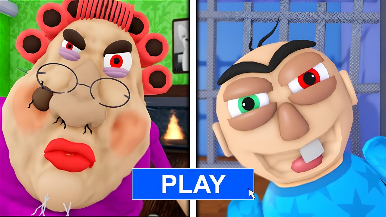 EVIL GRANDMA VS Escape Baby Bebo Daycare! (Obby)_Roblox-Gameplay-Walkthrough