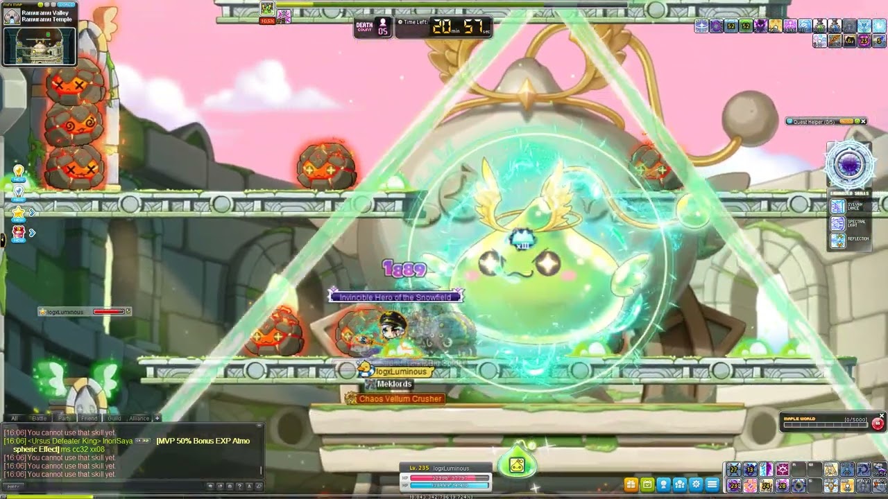 [MapleStory] Luminous Bossing Mule - 235/25.6k (GMS Reboot NA)