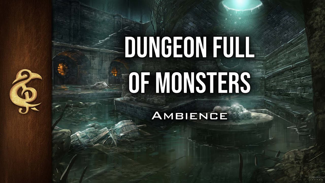 Dungeon Full Of Monsters | Adventure Ambience | 1 Hour #dnd