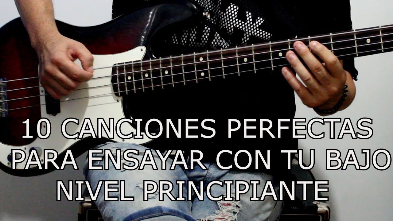10 CANCIONES perfectas para ENSAYAR con tu BAJO