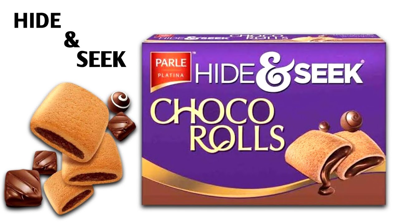 Choco roll cookies || Parle hide & seek choco roll || hide & seek biscuits || premium cookies