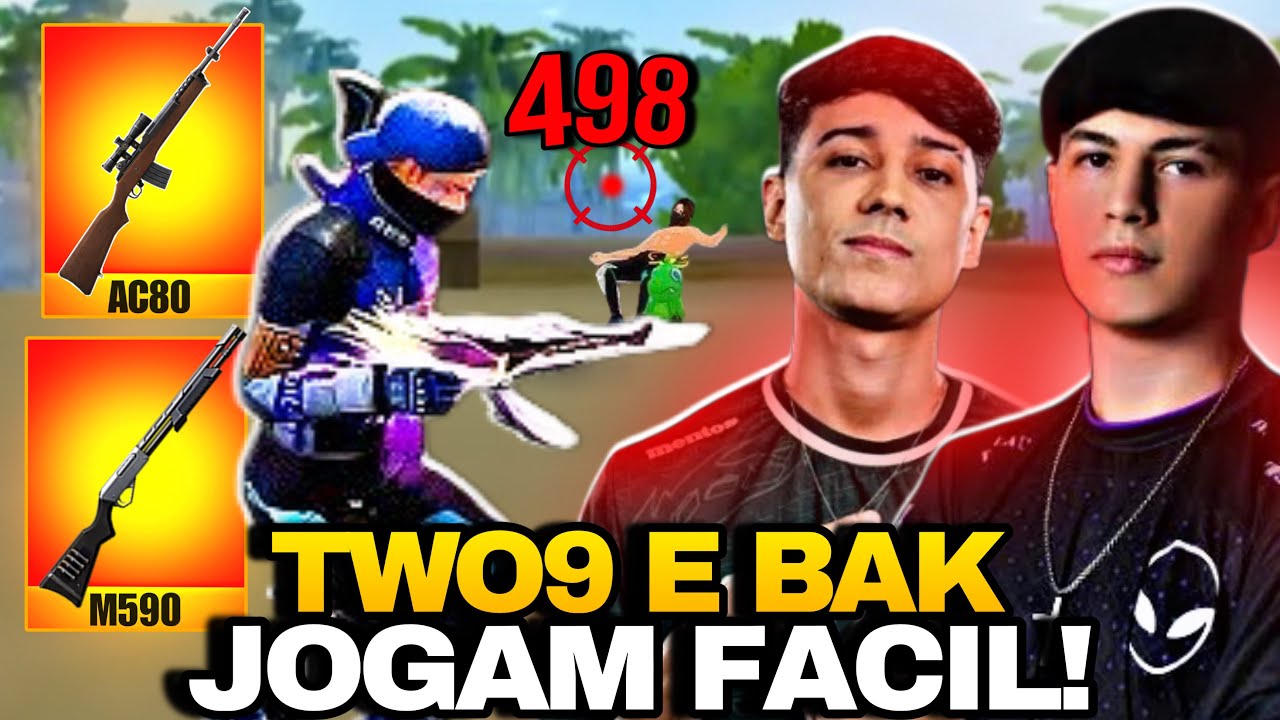 TWO9 JOGANDO COM BAK, DACRUZ NA CAU MUITA RESENHA! O BAK FICOU ASSUSTADO COM A SENSI DO TWO9, VEJAM!