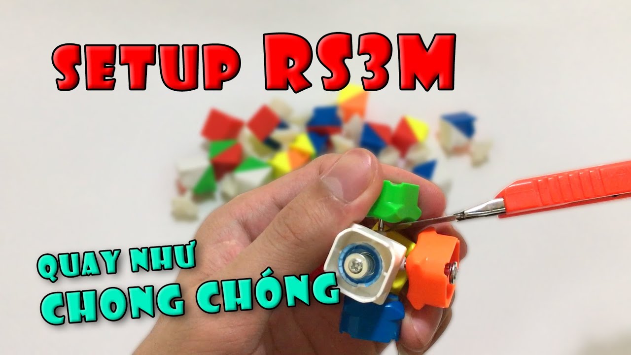SET UP RS3M 2020 -  Quay như chong chóng luôn | Rubik Ocean