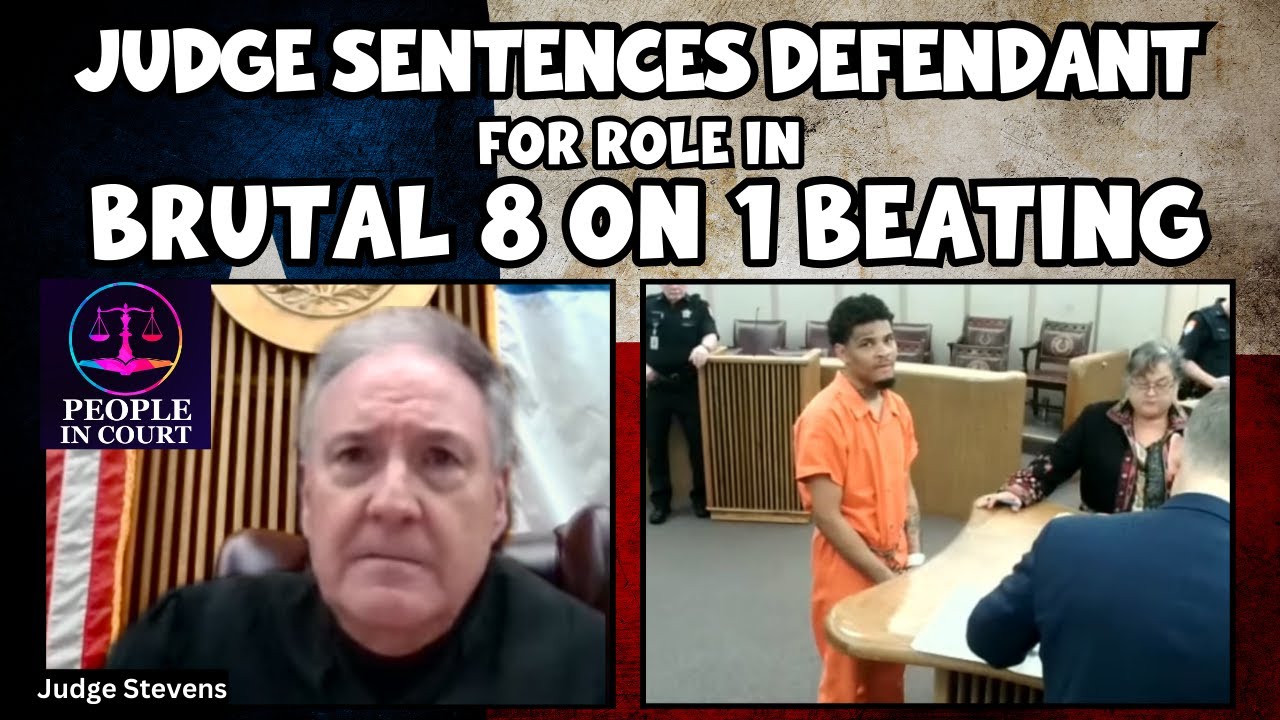 Violent Defendant Sentenced for Role in Gas Station Brawl - JUDGE STEVENS