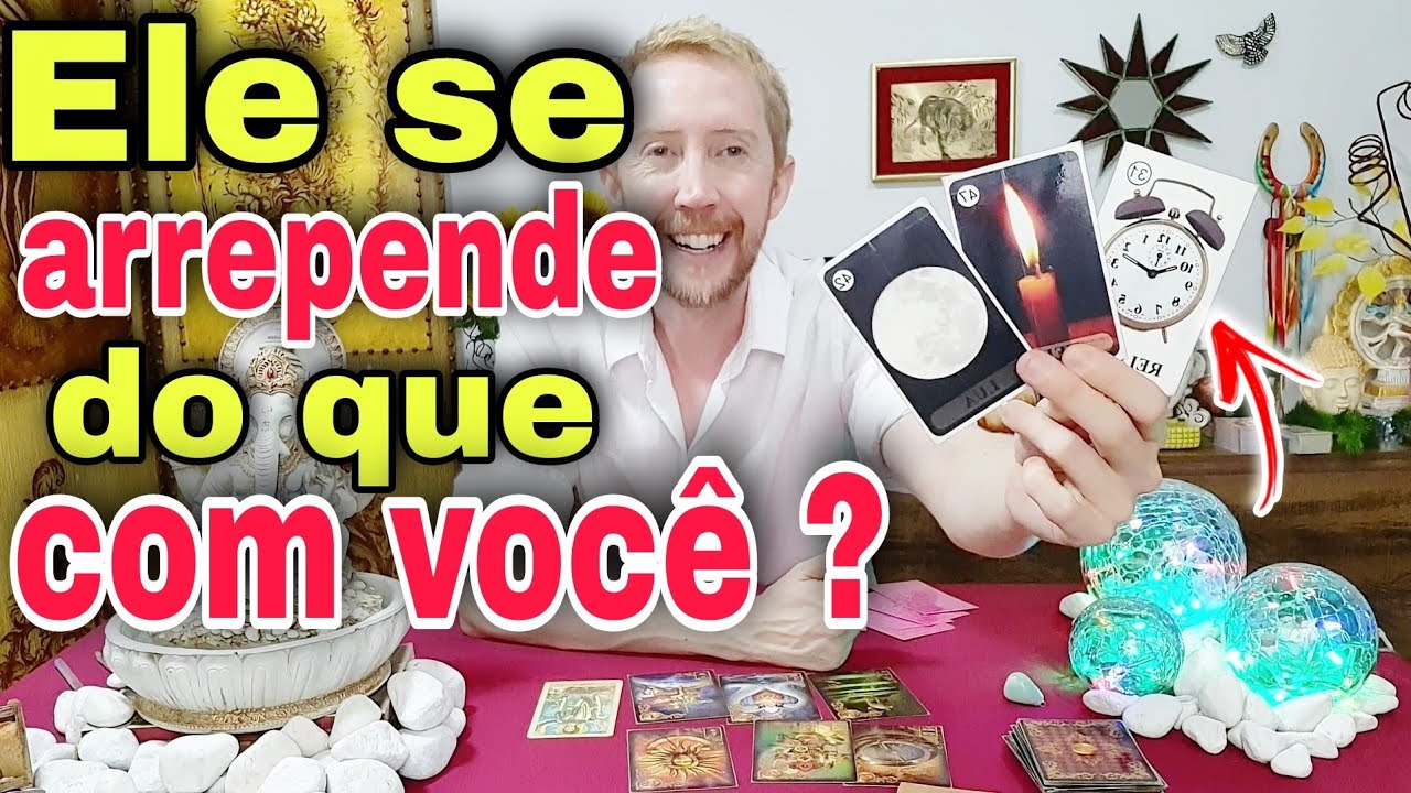 Ele se arrepende do que fez ? Ele esta arrependido tarot ? Ele vai se arrepender do que fez tarot?
