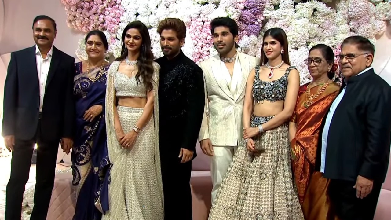 Allu Family Photo with Allu Sirish Marriage Event | Allu Arjun | YT18 Exclusive