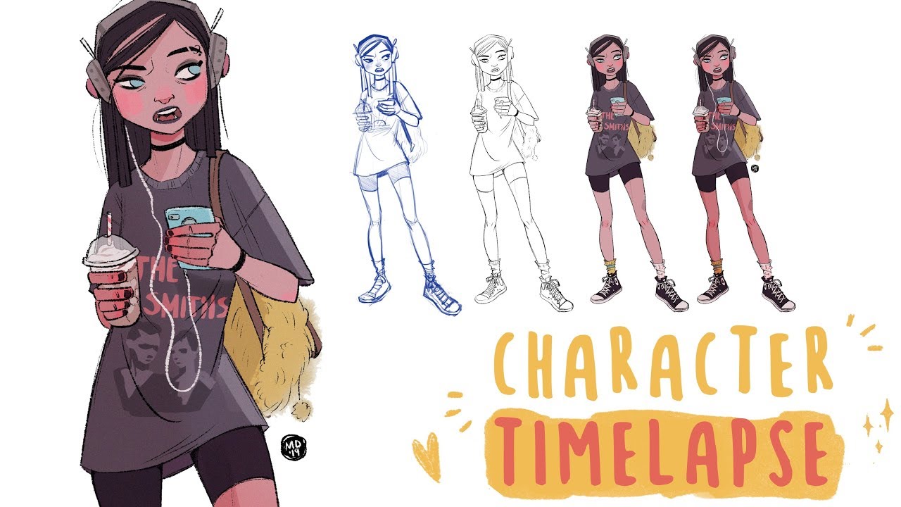 designing an APPEALING CHARACTER // Procreate
