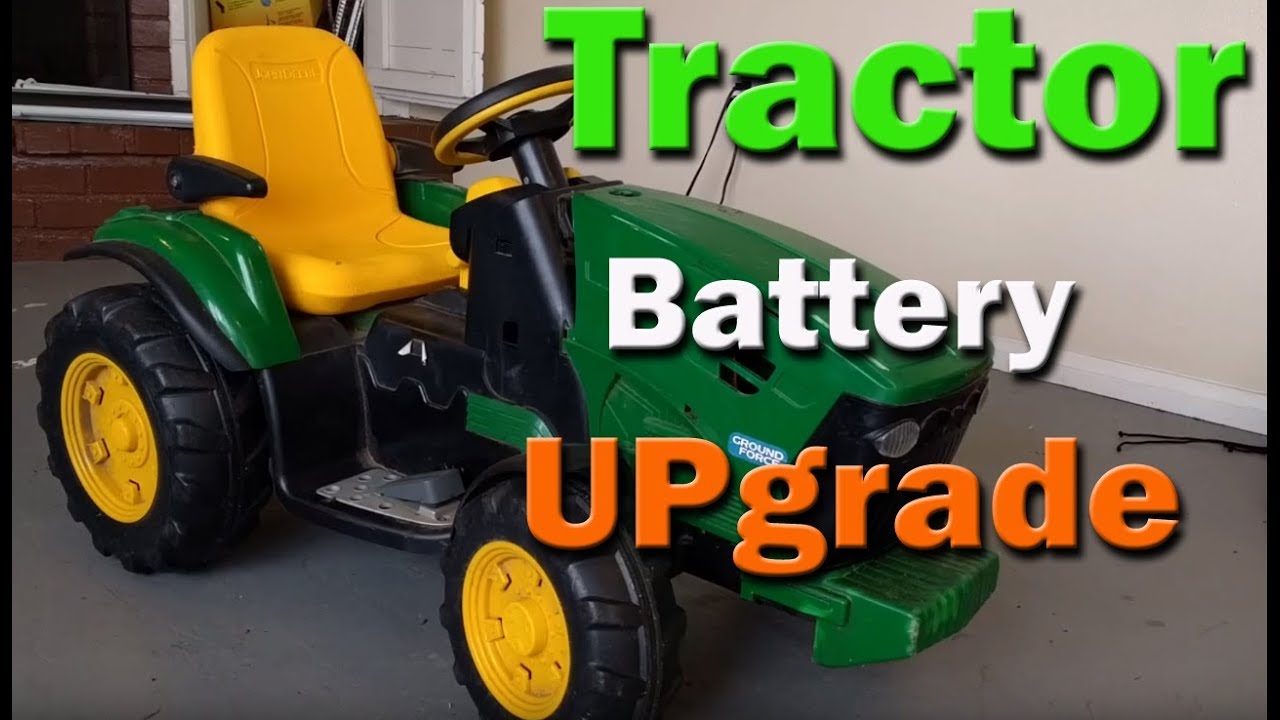 Легко обновите аккумулятор вашего трактора Peg Perego John Deere
