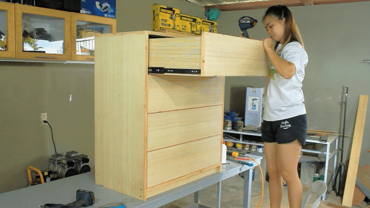 Making a Push Open Drawers DIY