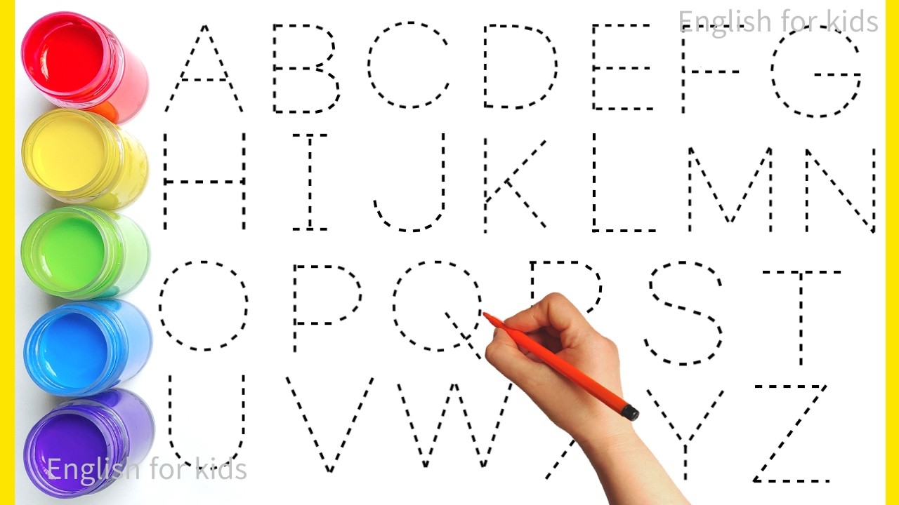 Алфавит, песенка про алфавит, ABCD, от А до Я, детские стишки, сборник для письма по пунктирным л...