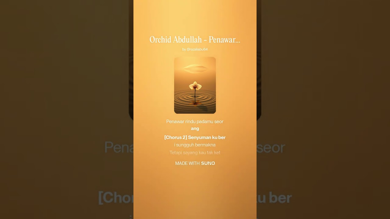 Orchid Abdullah  - Penawar Rindu Cover