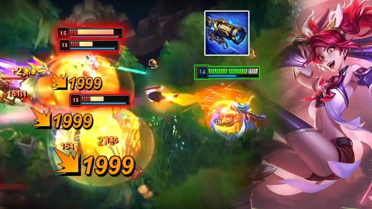 Rank 1 Jinx : His Mechanic is Perfecly so Dam Clean - Engsub ( vs Vayne, Kai'sa )
