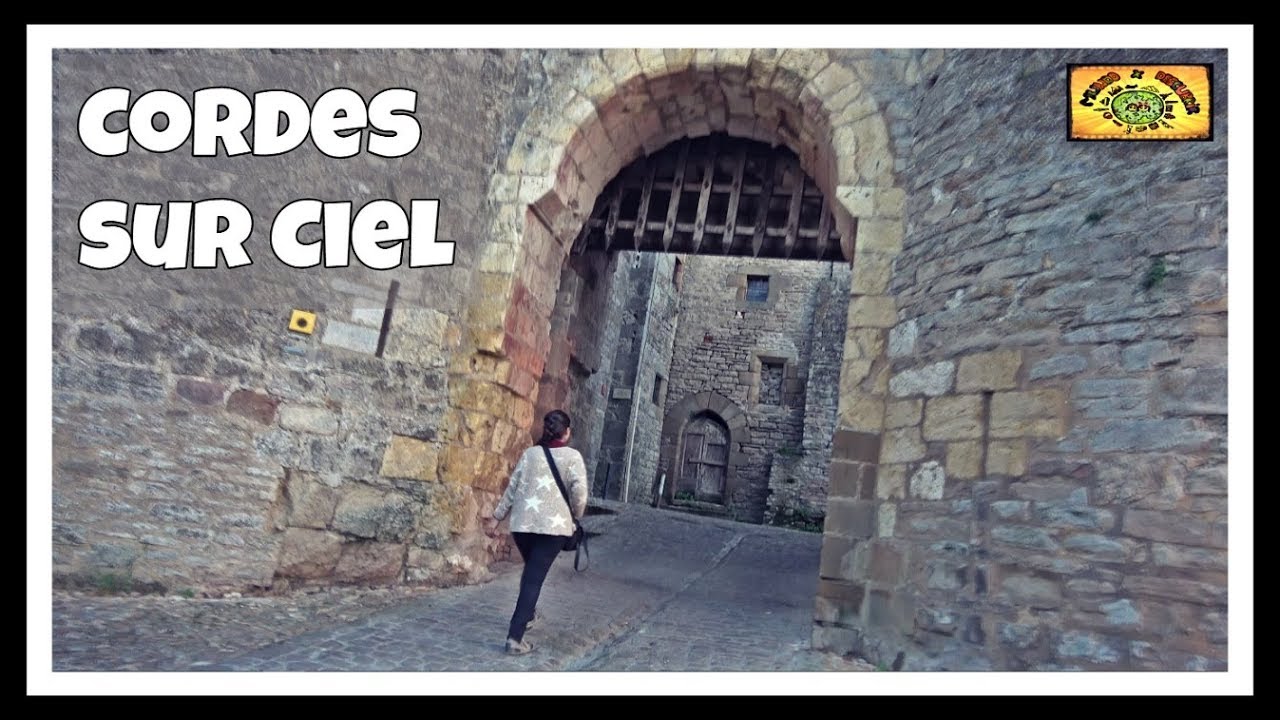 CORDES SUR CIEL: Pueblo Medieval con Triple Muralla | Occitania 12# Francia