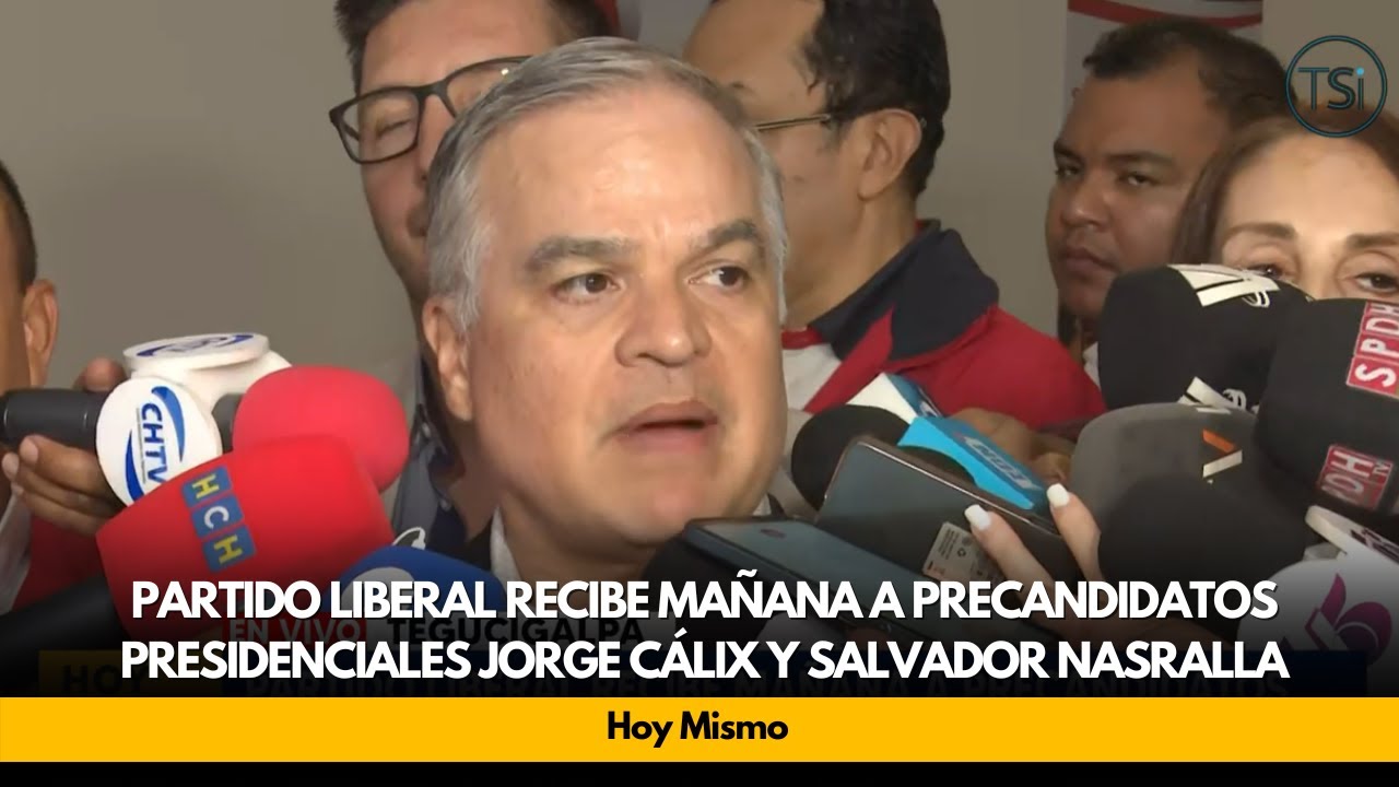 Partido Liberal recibe mañana a precandidatos presidenciales Jorge Cálix y Salvador Nasralla