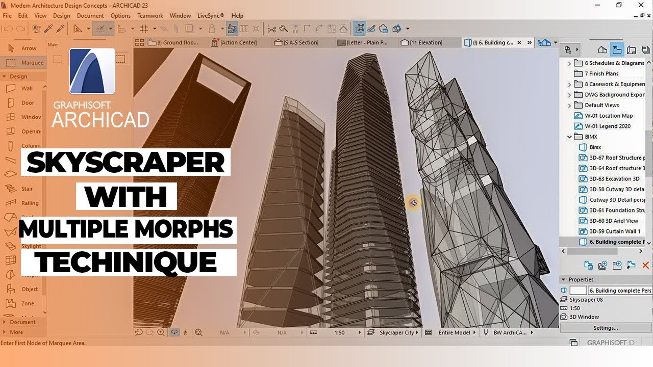 Morphing Skyscraper 01 Concept Technique