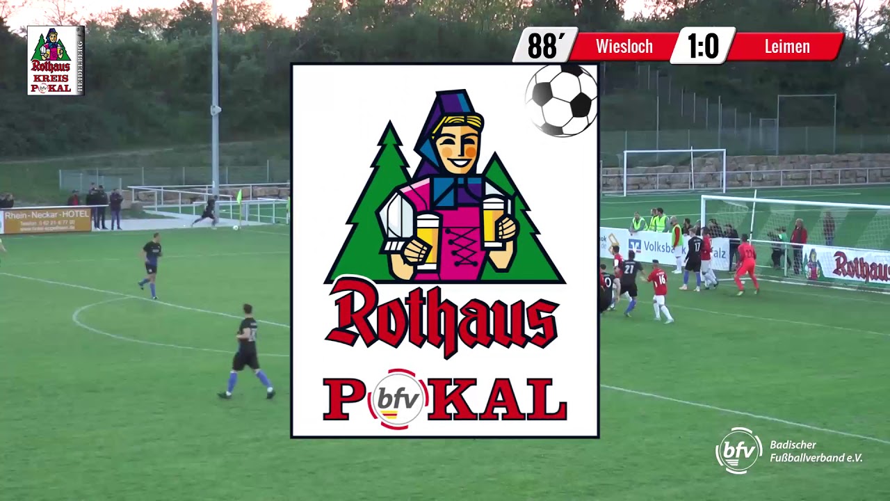 Finale bfv-Rothaus-Kreispokal Heidelberg: 1. FC Wiesloch - VfB Leimen