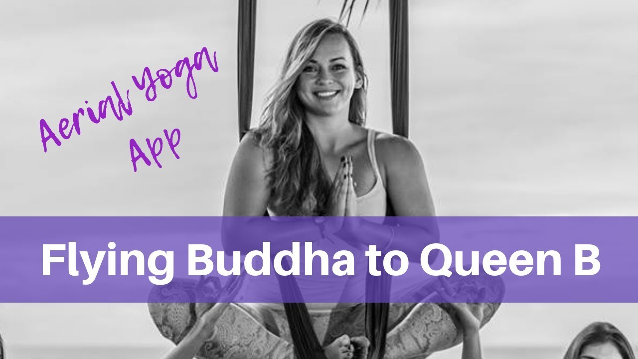 Aerial Yoga Beginner Pose: Flying Buddha to Queen B