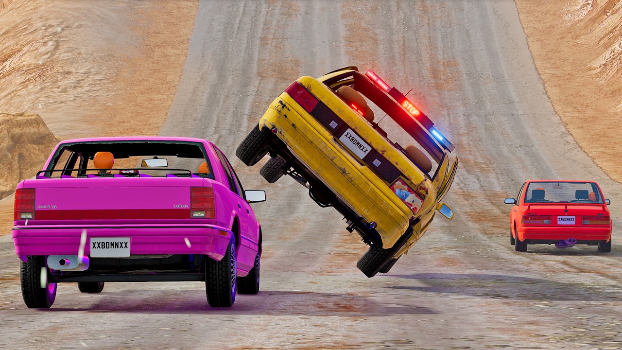Cars vs Road Rage #53 - BeamNG Drive | xxbdmnxx