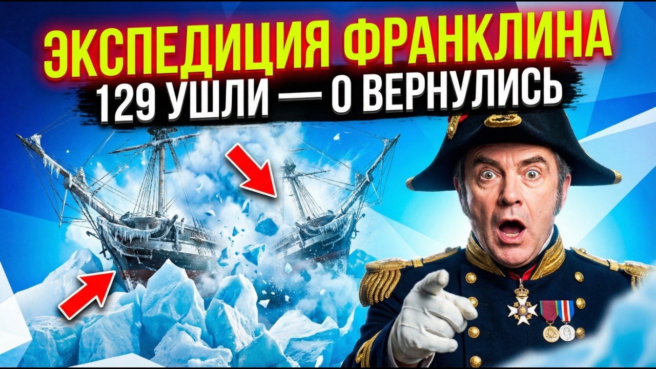 Капитан Франклин пропал с 129 людьми. Правду скрывали 170 лет