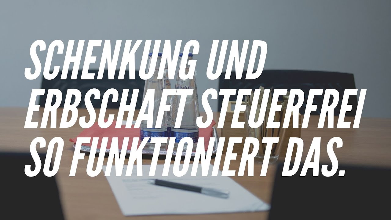 Erbschaft und Schenkung an den Ehepartner steuerfrei - so klappt das!￼