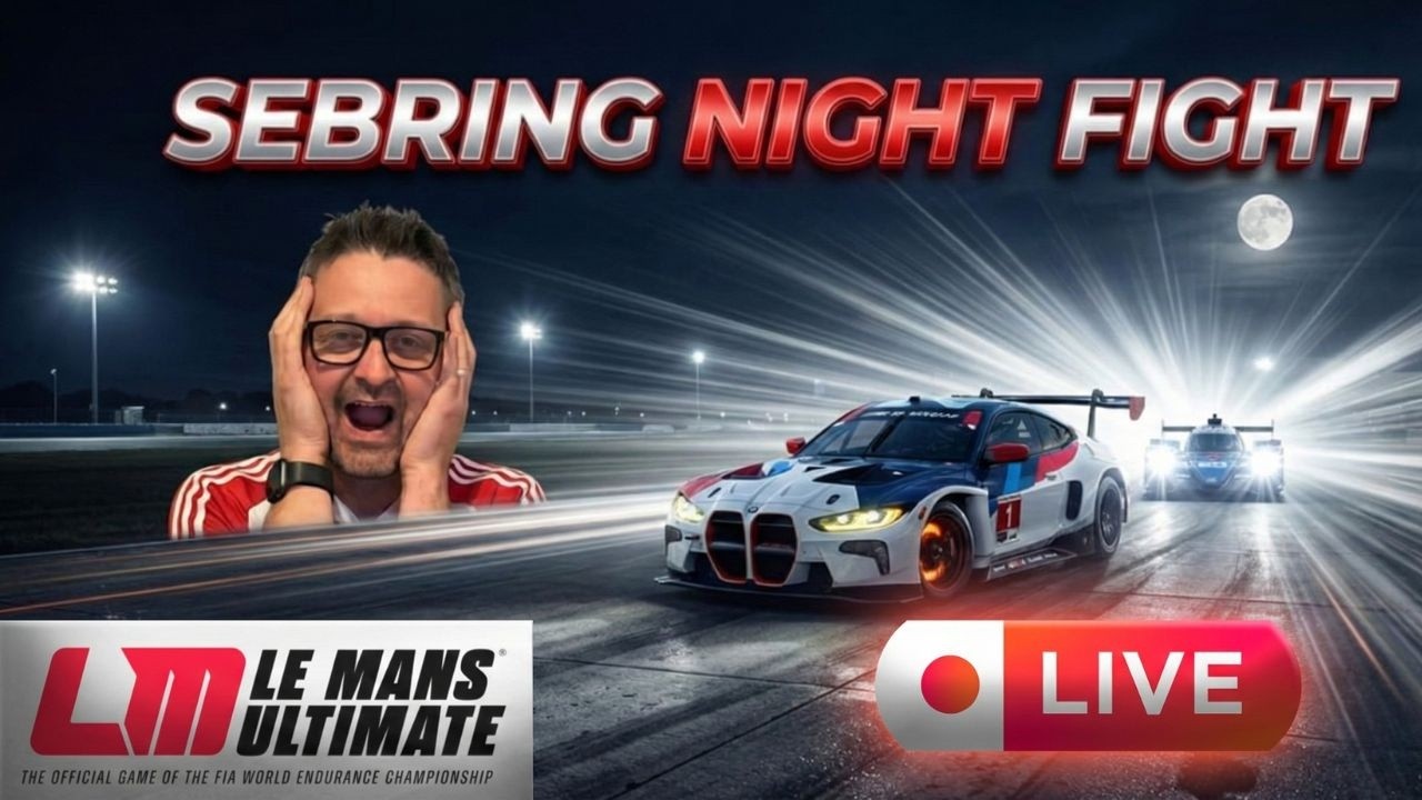 🔴 LIVE | SURVIVING SEBRING AT NIGHT! 🌙 (GT3 vs LMP2)