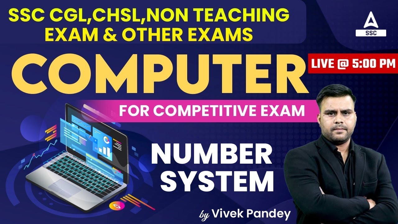 Computer for all Competitive Exams | By Vivek Pandey Sir || Number System