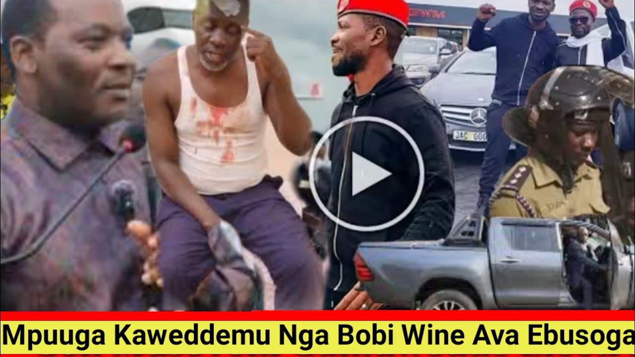 Agakagwawo Mpuuga Akubiddwa Bubi Ne Abed Bwanika Nga Bobi Wine Ava Ekamuli