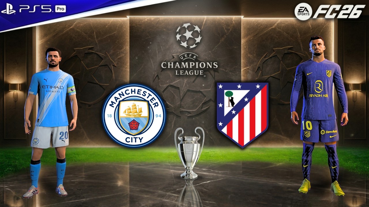 ФК 26 – «Манчестер Сити» – «Атлетико Мадрид» | Финал Лиги Чемпионов УЕФА | Б.Сильва против А.Баэн...