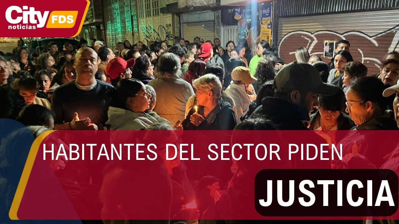 La comunidad adelanta una velatón por la muerte de don Edwin| CityTv