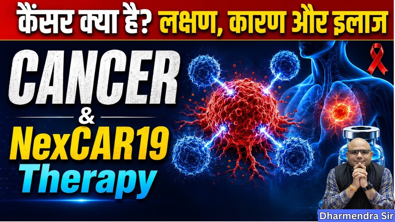 Cancer - Symptoms, Causes & Treatment by Dharmendra Sir #scienceandtechnology #upsc #science