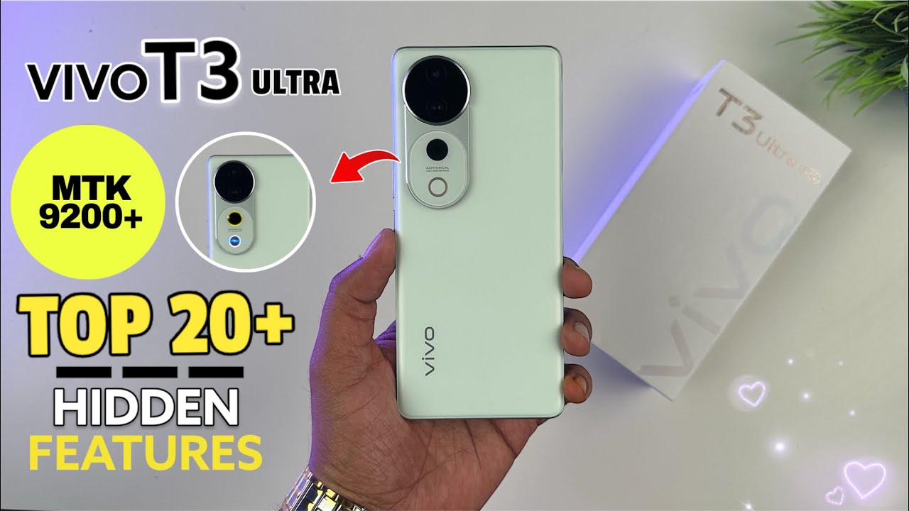 Vivo T3 Ultra 5G Top 20++ Hidden Features | Vivo T3 Ultra 5G Tips & Tricks | Vivo T3 Ultra 5G
