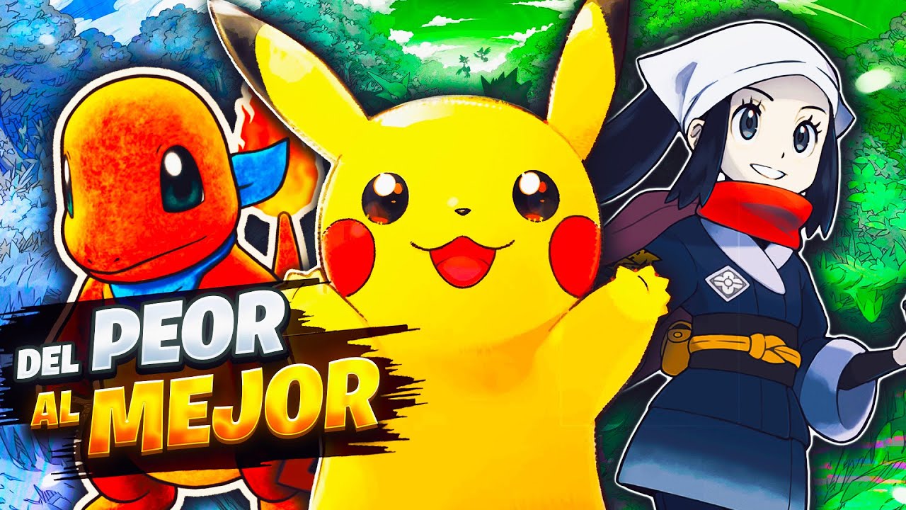 TODOS los JUEGOS de POKÉMON de NINTENDO SWITCH (del peor al mejor)