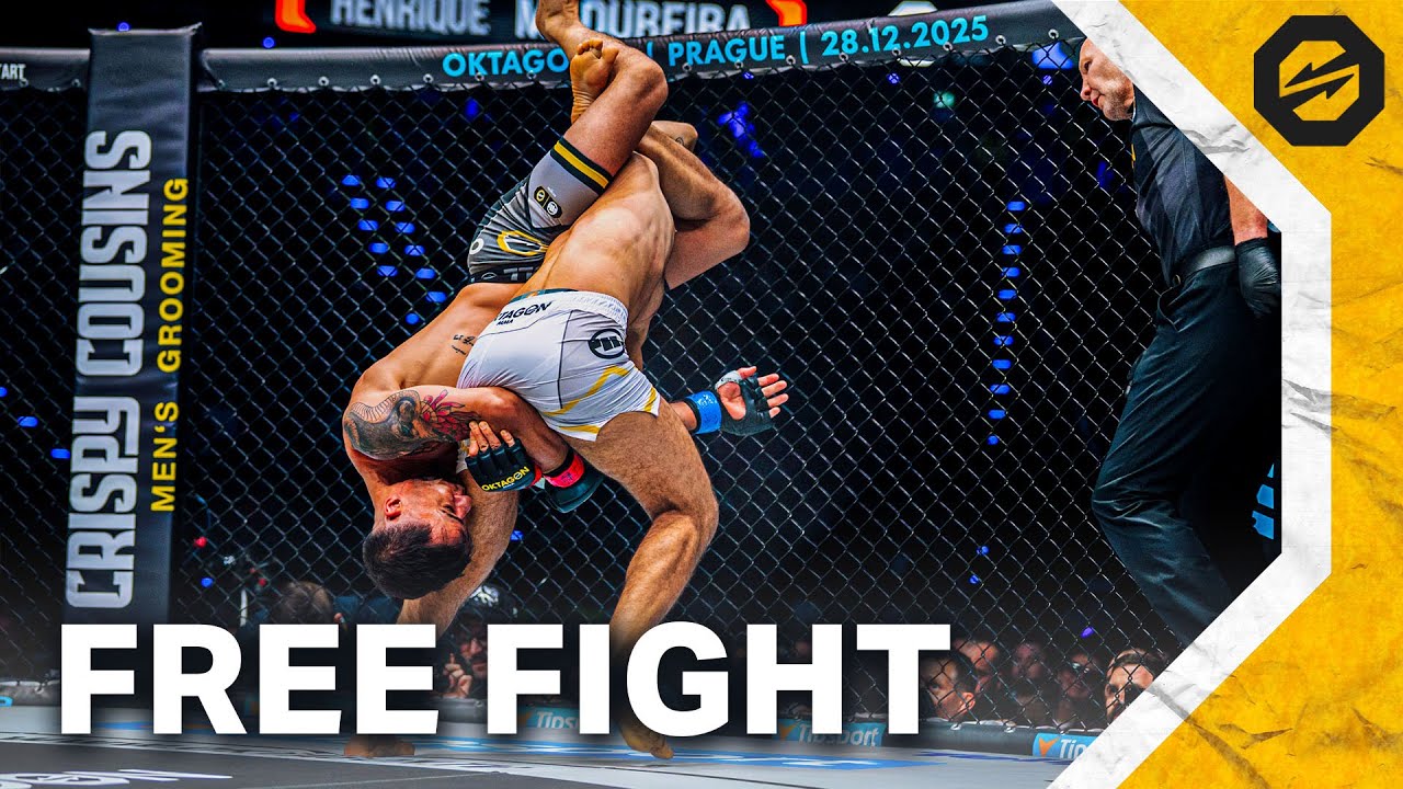 Standing reverse triangle choke! 🤯 MADUREIRA vs. PRIZRENI | FREE FIGHT | OKTAGON 80