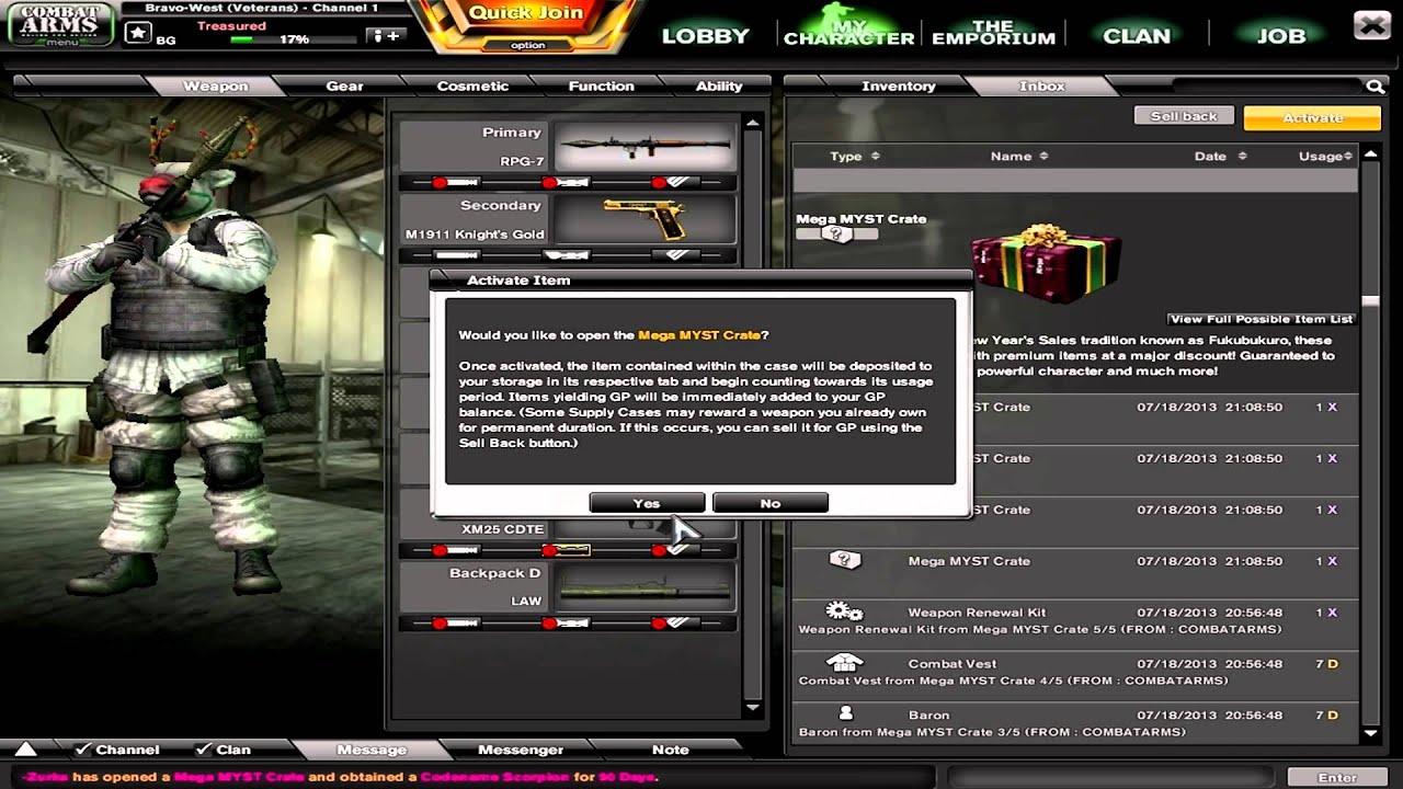 Combat Arms | Opening 15 Mega Mysts