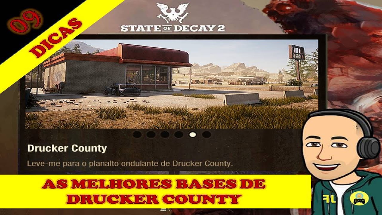 State of Decay 2 - As melhores bases de Drucker County - Dica 09