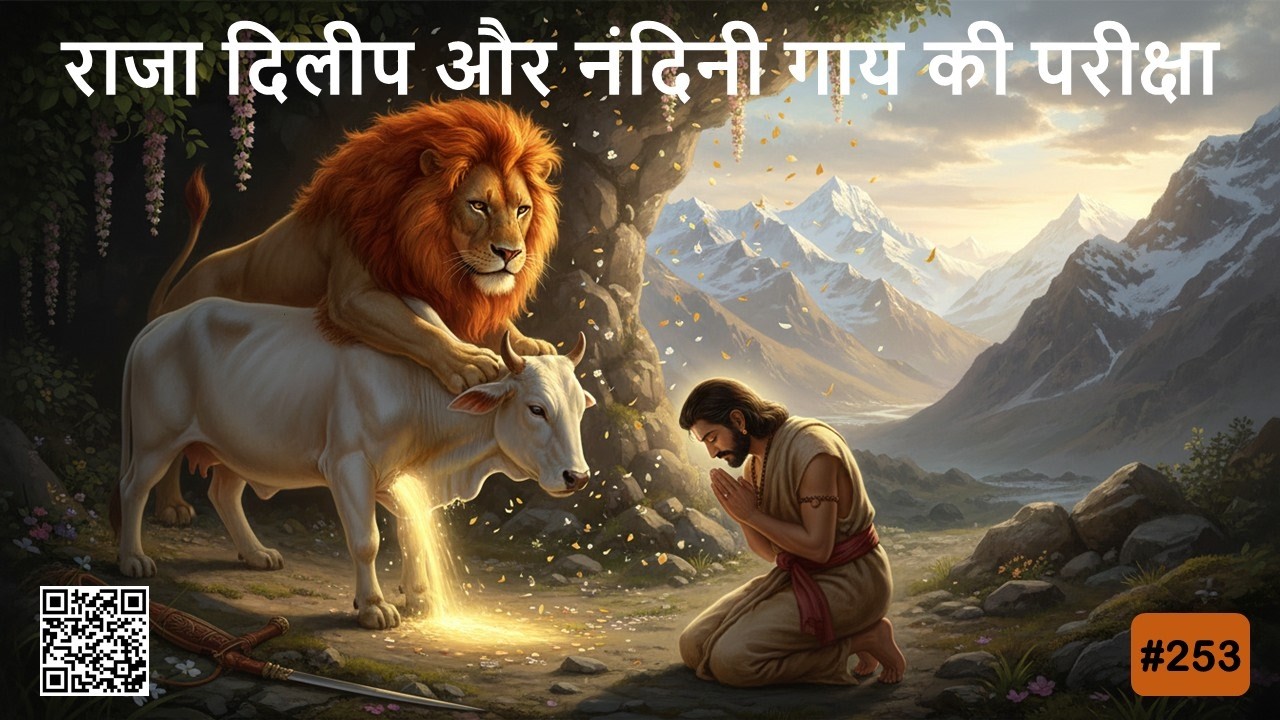 राजा दिलीप और नंदिनी गाय की परीक्षा | भारतीय धार्मिक कहानियाँ | Indian Religious Stories