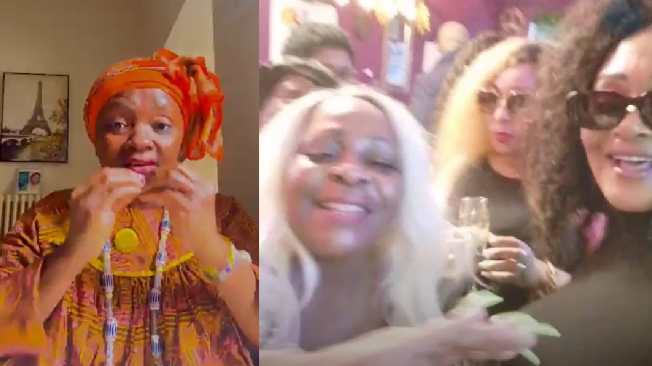 La PAIX est BELLE oh, Reve Mbiyai se r&eacute;jouit de la PAIX entre la Veuve Joyeuse, Maffo et Tata Lolo!