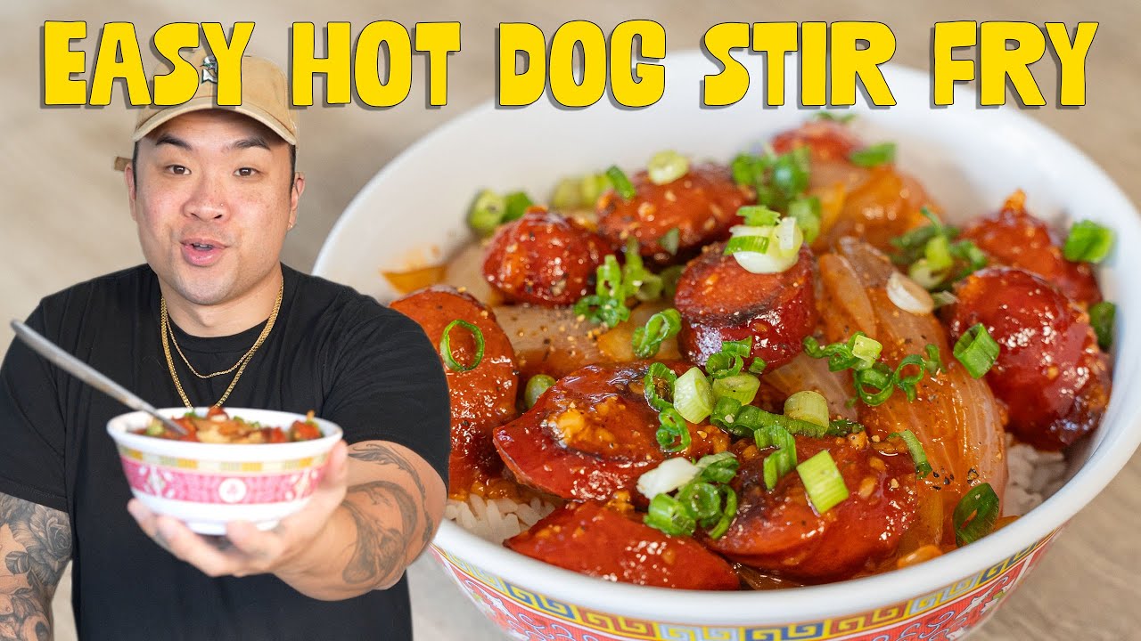 How to Make: The EASIEST and TASTIEST Hot Dog Stir Fry in Less Than 10 Minutes