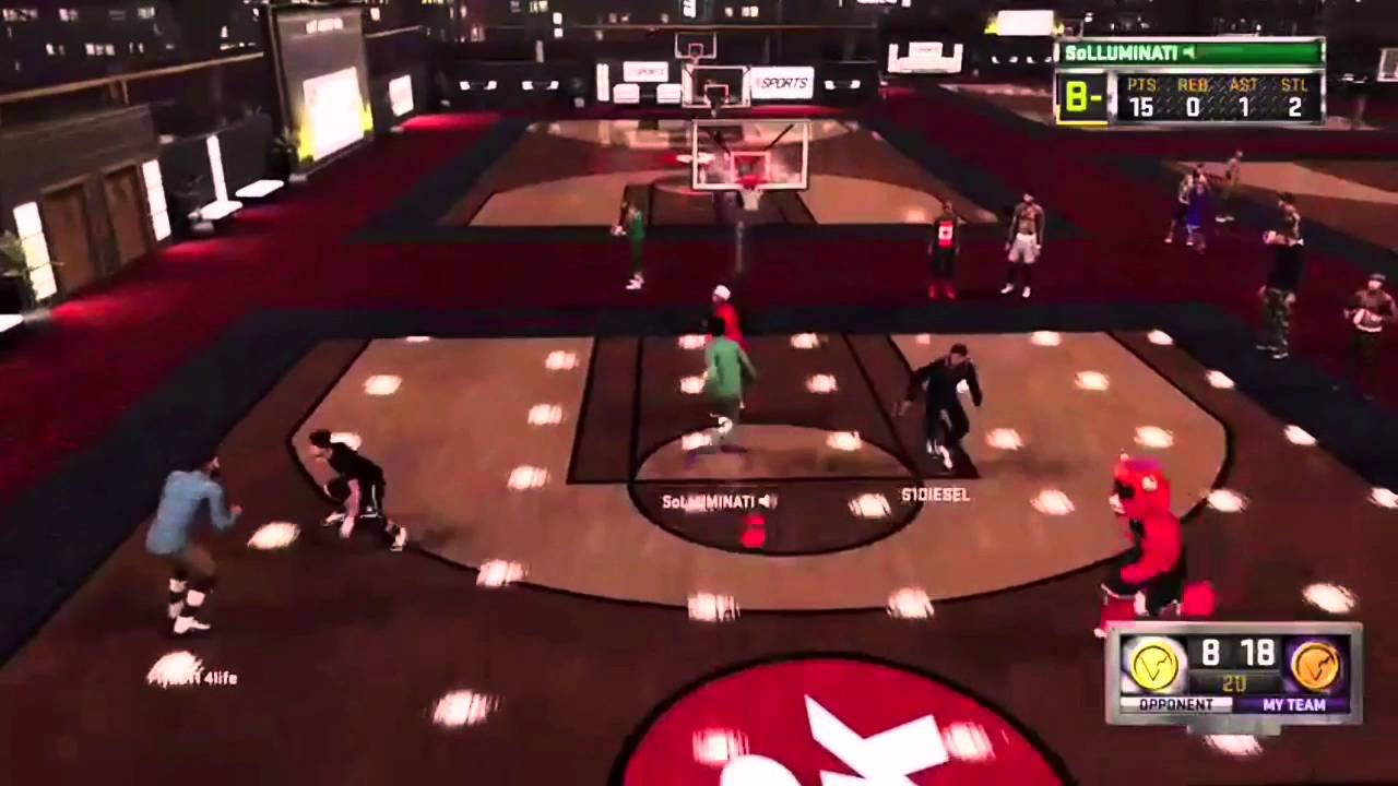 SoLLUMINATI vs Kellhitemup95 - NBA 2K16