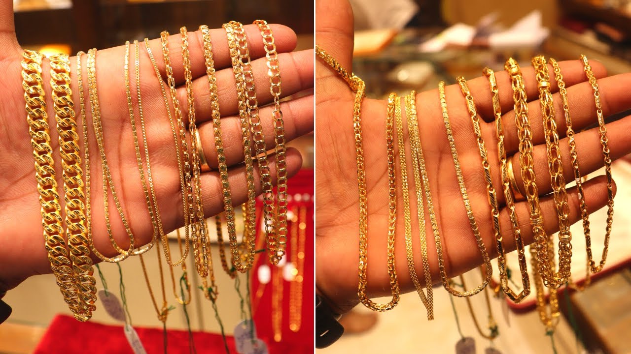 Gold Light Weight Chain From 2.7 Gram | New Chain Designs With Price And Weight@Crazy_Jena