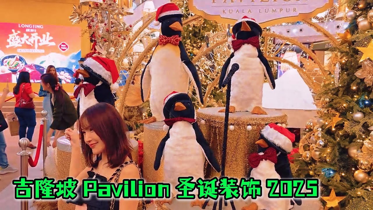 KL2-2 回顾2025Pavilion的圣诞装饰 Christmas decoration 尝试的Bkt Bintang的Warp Jalan Alor的游客晚餐 Kuala Lumpur 2025
