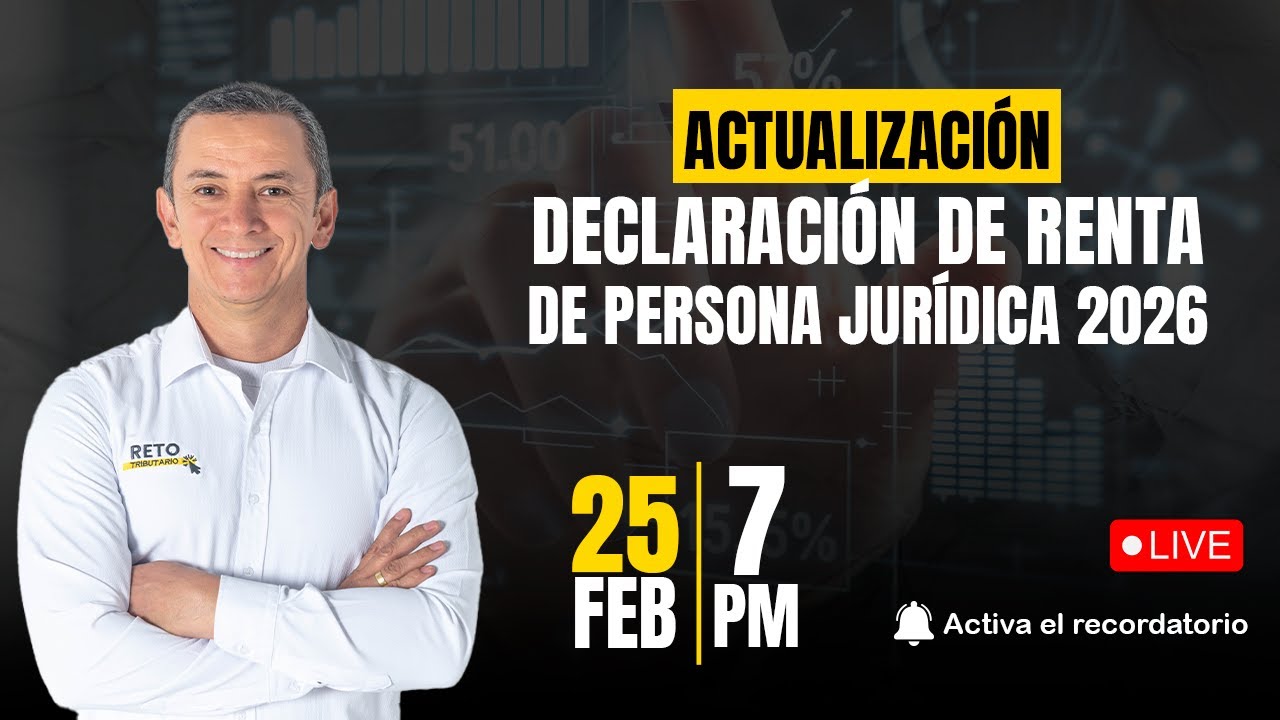 Actualización declaración de renta persona jurídica