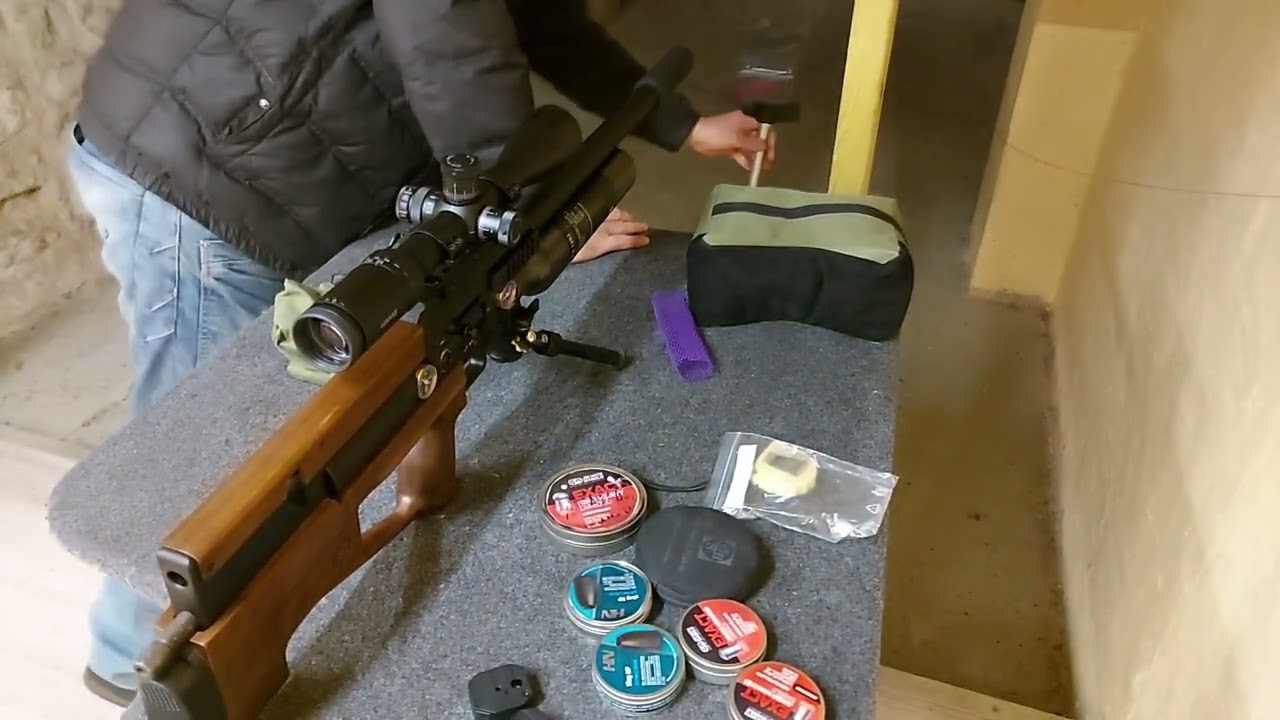 Springbok 5,5 KalibrGun полуавтомат. Срельба и описание.
