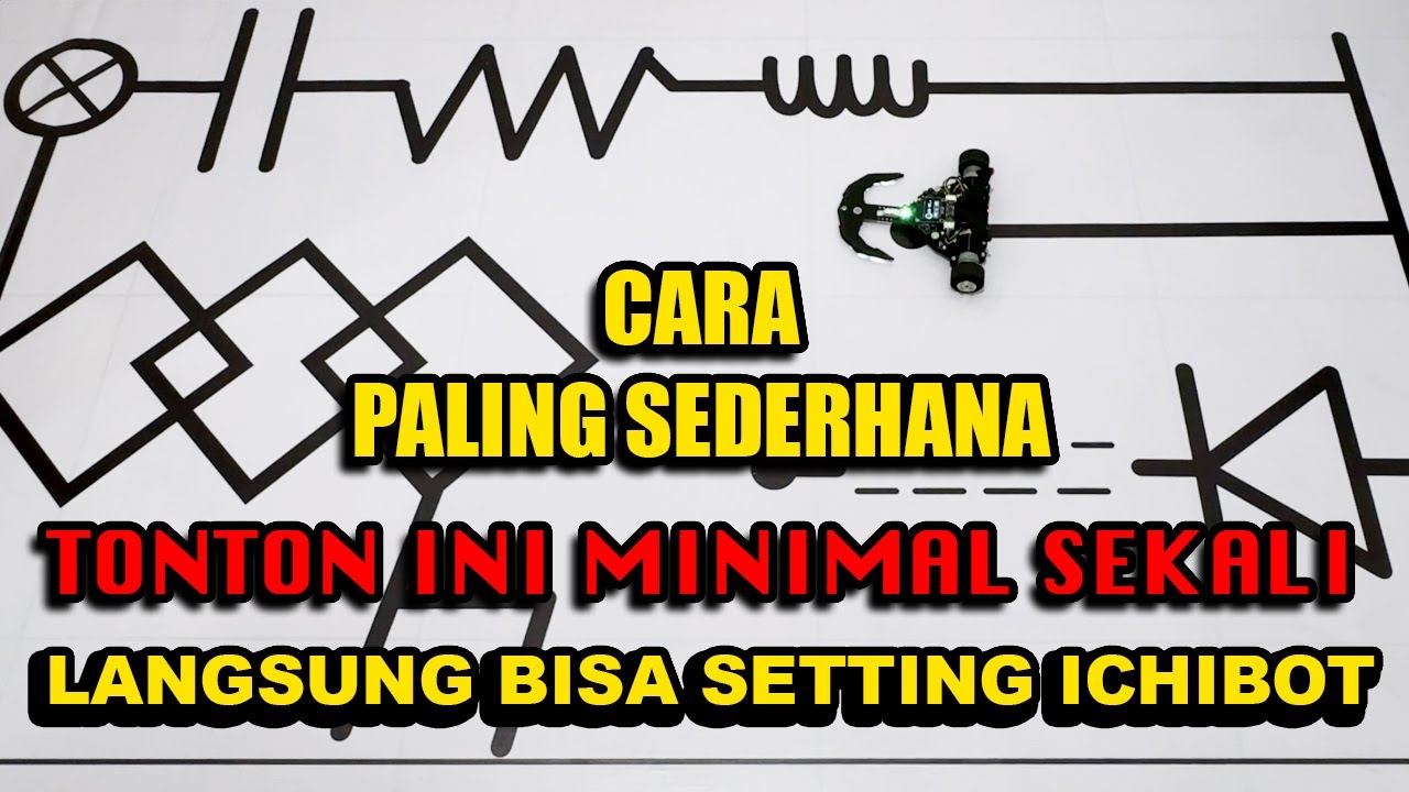 Setting Line Follower Ichibot Ultimate 5 Max di Lintasan yang Sulit !!! Siap Jadi Expert