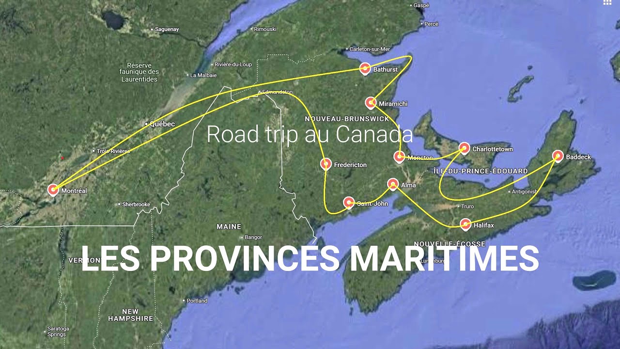 Canada   Les Provinces Maritimes